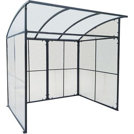 Krytý přístřešek s obloukovou střechou Manutan Expert