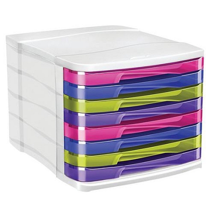 Zásuvkový modul CEP, 8 zásuvek, barevný