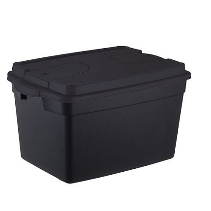 Plastový odolný úložný box s víkem, 45 l