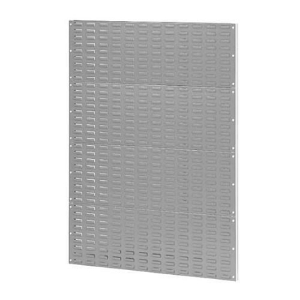 Nástěnný PERFO regál, rozměry 138 x 100 cm, šedý