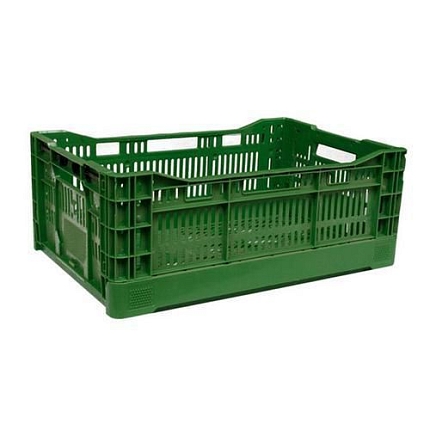 Skládací perforovaná přepravka HDPE, 42 l