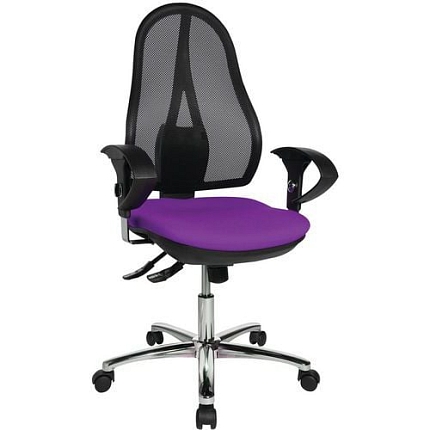Kancelářská židle Open Deluxe, barva Fialová - Topstar