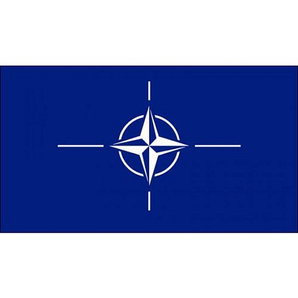 Státní vlajka, se záložkou, 150 x 100 cm, NATO