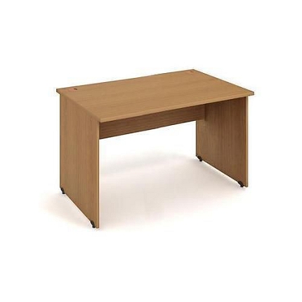 Kancelářský stůl Gate, 140 x 80 x 75,5 cm, rovné provedení, dezén buk
