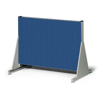 Oboustranný PERFO regál, výška 78 cm, modrý