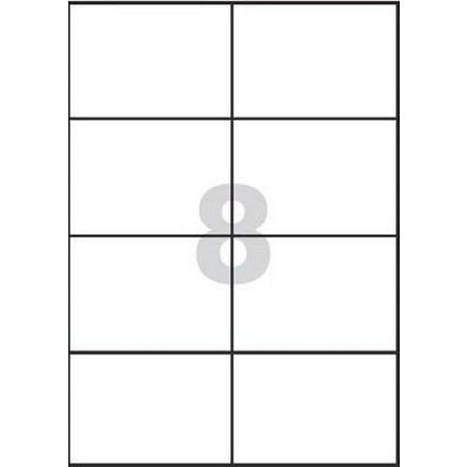 Samolepicí etikety, 105 x 74,1 mm, 100 ks