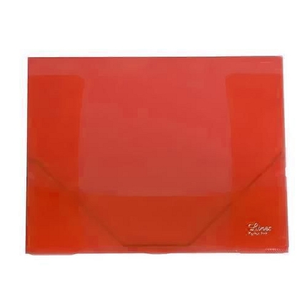 Plastové spisové desky Round, 10 ks, červené