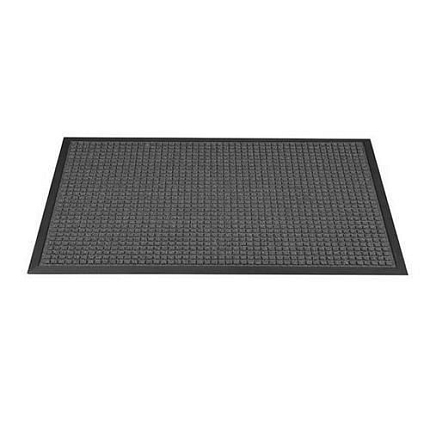 Vnitřní čisticí rohož s náběhovou hranou, 90 x 60 cm, šedá
