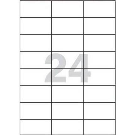 Samolepicí etikety, 70 x 37 mm, 100 ks