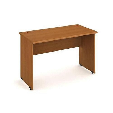 Kancelářský stůl Gate, 120 x 60 x 75,5 cm, rovné provedení, dezén třešeň