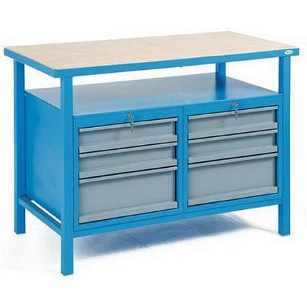 Svařovaný dílenský stůl Rivt, 85 x 120 x 60 cm