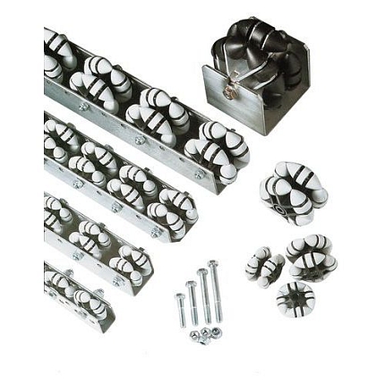 Samostatné všesměrové kladky, jednoduché, 50 mm