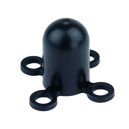 Klobouček na zahrazovací sloupek, černý