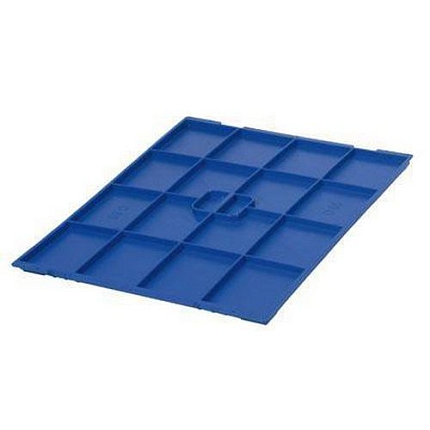 Víko k plastovým přepravkám PP, 60 x 40 cm