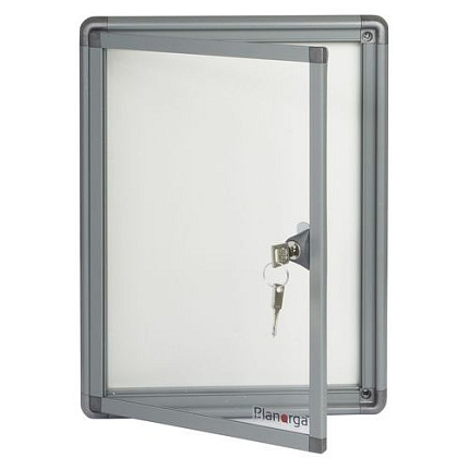 Magnetická vitrína Alcor Grey, jednokřídlá, 2 x A4