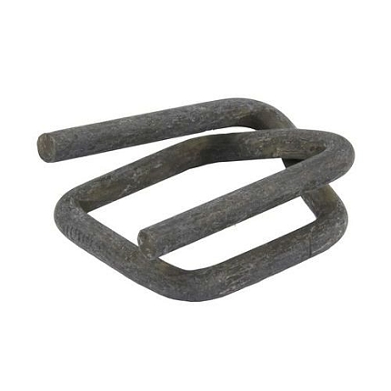 Ocelové pozinkované spony pro páskovače, drátové, 26 mm