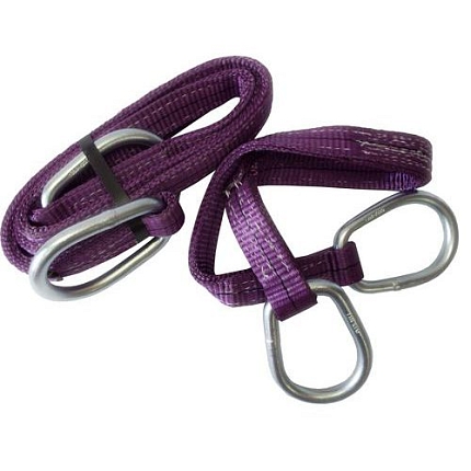 Zvedací popruh s kovovými oky, do 1 000 kg, dvouvrstvý, délka 8 m