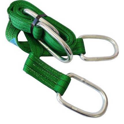 Zvedací popruh s kovovými oky, do 2 000 kg, dvouvrstvý, délka 4 m