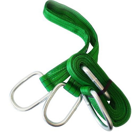 Zvedací popruh s kovovými oky, do 2 000 kg, dvouvrstvý, délka 3 m