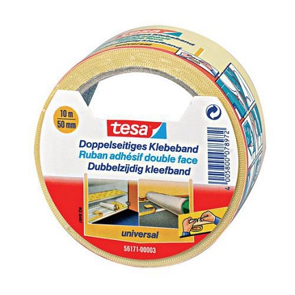Oboustranná univerzální páska, transparentní, 10 m