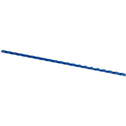 Plastový hřbet pro kroužkovou vazbu, modrý, 25 listů