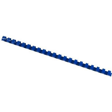 Plastový hřbet pro kroužkovou vazbu, modrý, 105 listů