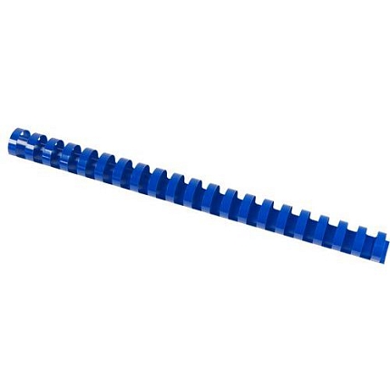 Plastový hřbet pro kroužkovou vazbu, modrý, 210 listů