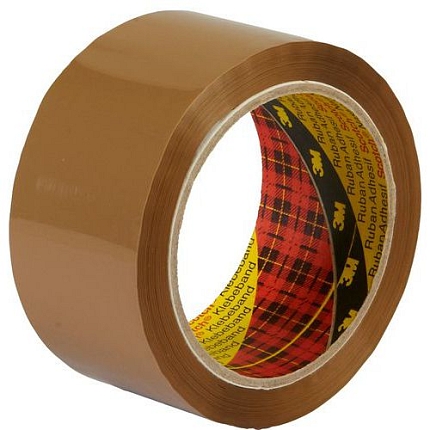 Lepicí páska 3M, šířka 48 mm, hnědá