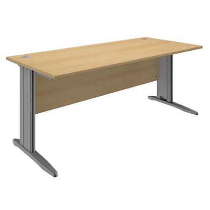 Kancelářský stůl System, 180 x 80 x 73 cm, rovné provedení, dezén buk