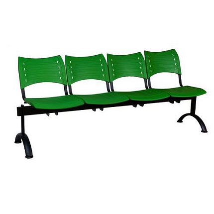 Lavice Visio, čtyřmístná, zelená