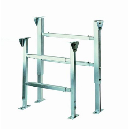 Podstavná konstrukce pro pásové dopravníky, nastavitelná výška 1 000 - 1 200 mm, délka 6 m