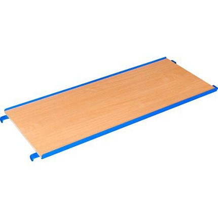 Přídavná police pro vozíky se šikmými policemi, 55 x 141 x 54,5 cm, modrá