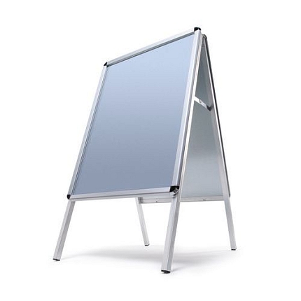 Áčkový reklamní stojan P32, oblé rohy, B2