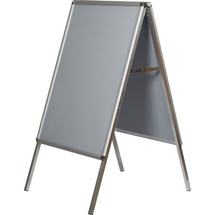 Áčkový reklamní stojan P25, oblé rohy, B2