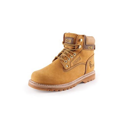 Pracovní kožené kotníkové boty CXS Road, světle hnědé