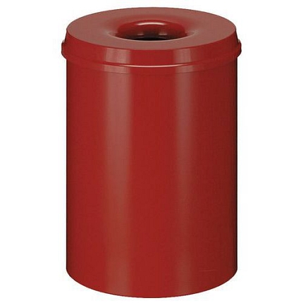 Kovové samozhášecí odpadkové koše Hole, objem 110 l