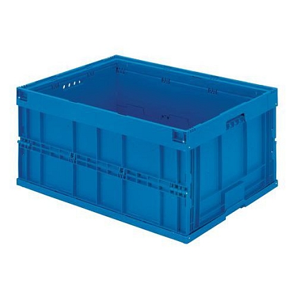 Skládací plastová přepravka, 200 l, 800 x 600 x 445 mm