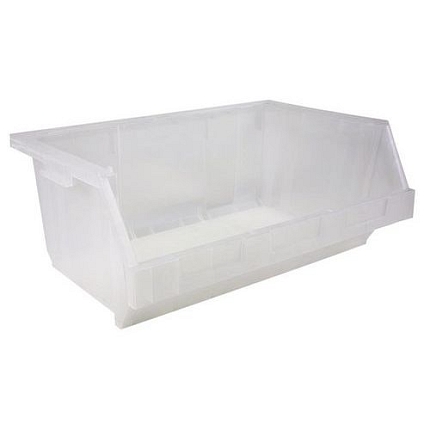 Plastový box PE 25 x 60 x 40 cm, transparentní