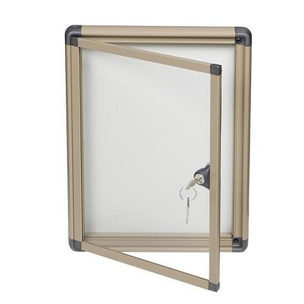 Magnetická vitrína Alcor Beige, jednokřídlá, 1 x A4