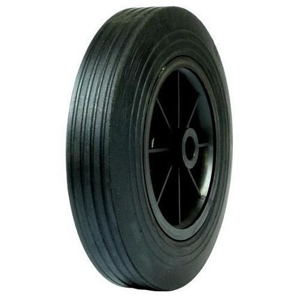 Gumové pojezdové kolo, průměr 250 mm, kluzné ložisko