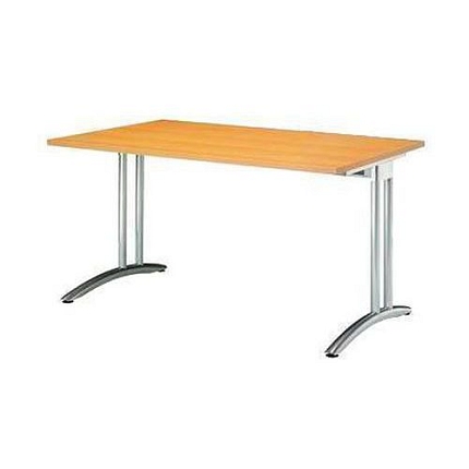 Kancelářský stůl Baron Miro, 120 x 80 x 72 cm, rovné provedení, dezén buk