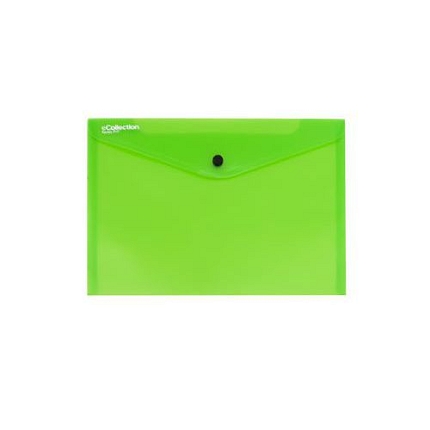 Plastové spisové desky Quick na cvok, 10 ks, zelené