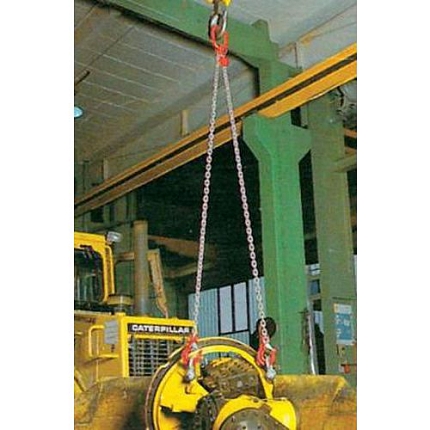 Další metr řetězu s okem a dvěma háky, do 7 500 kg