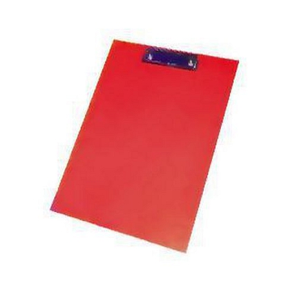 Psací podložka s klipem, A4, 12 ks, červená