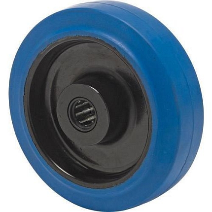 Gumové pojezdové kolo, průměr 125 mm, valivé ložisko