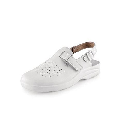 Zdravotnické kožené sandály CXS Mika, dámské, bílé