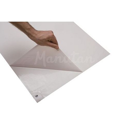 Lepicí rohož, 115 x 45 cm, bílá