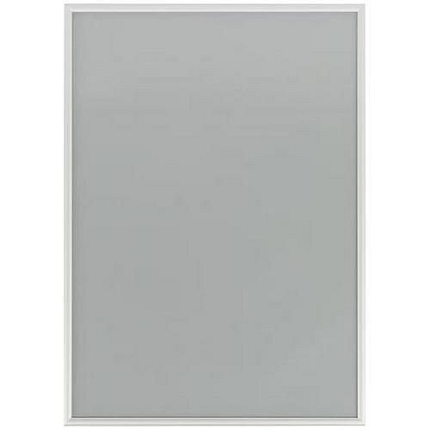 Rám na plakáty P25, ostré rohy, stříbrný, A0