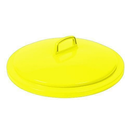 Víko na odpadkové koše, 75 l,  žluté
