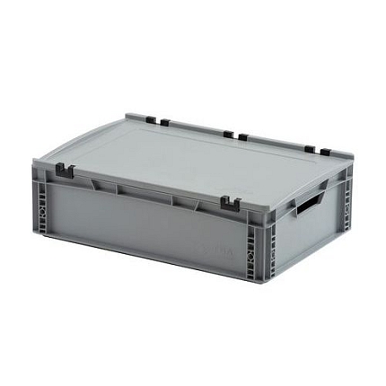 Plastová Euro přepravka PE s víkem, 35 l